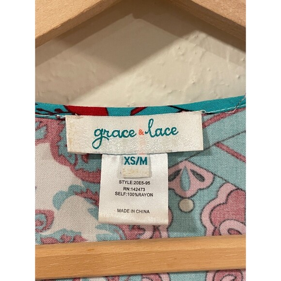 ~ Grace & Lace Med Boho Serape Crochet Poncho Coverup Tassel Beach Tropical Boho - Picture 14 of 14